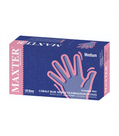 Gants Nitrile Bleu Cobalt...